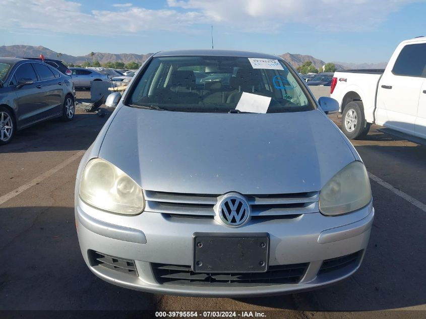 2006 Volkswagen Rabbit 4-Door VIN: WVWDR71K26W130075 Lot: 39795554