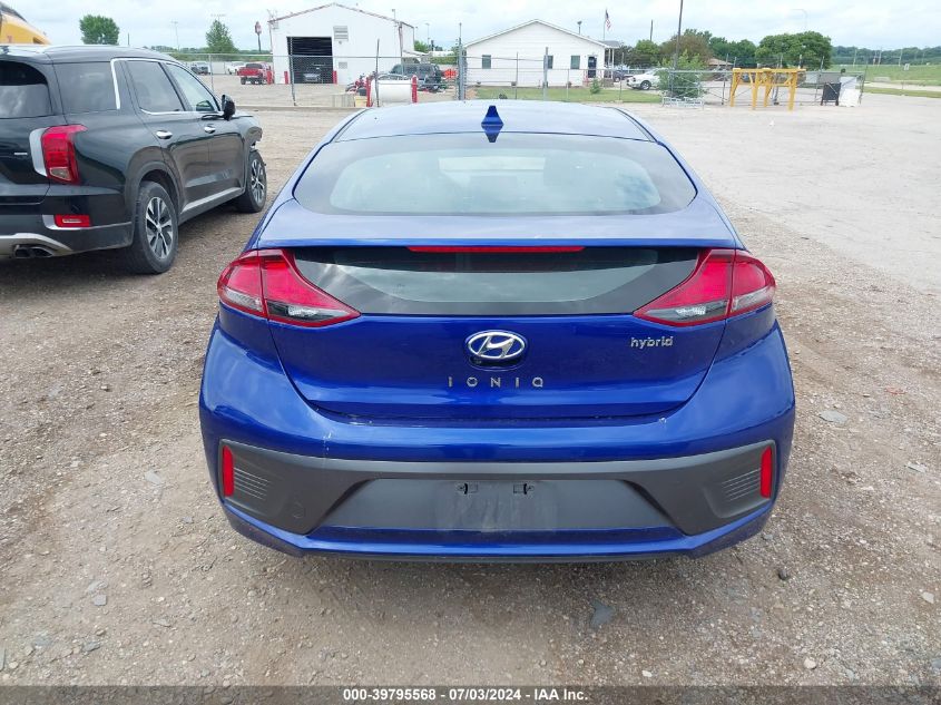 2021 Hyundai Ioniq Hybrid Se VIN: KMHC75LC8MU245473 Lot: 39795568