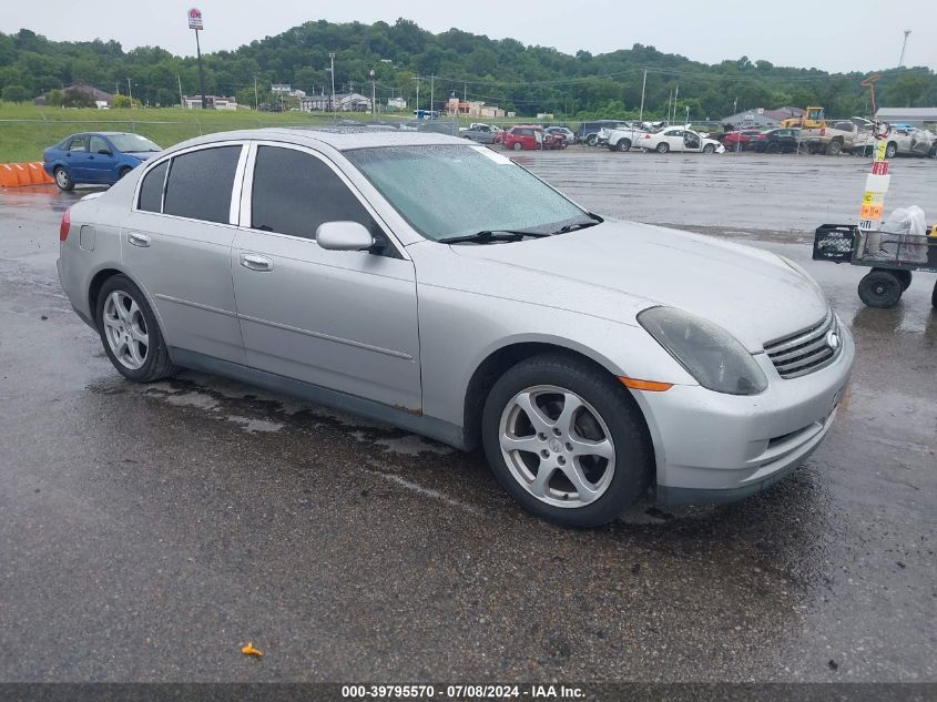 2003 Infiniti G35 VIN: JNKCV51E23M003676 Lot: 39795570