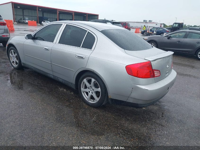 2003 Infiniti G35 VIN: JNKCV51E23M003676 Lot: 39795570