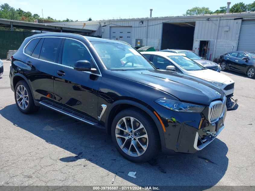 2024 BMW X5 xDrive40I VIN: 5UX23EU06R9S98603 Lot: 39795587