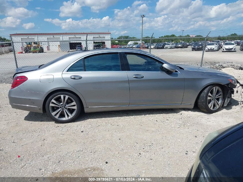 2015 Mercedes-Benz S 550 4Matic VIN: WDDUG8FB3FA142954 Lot: 39795621