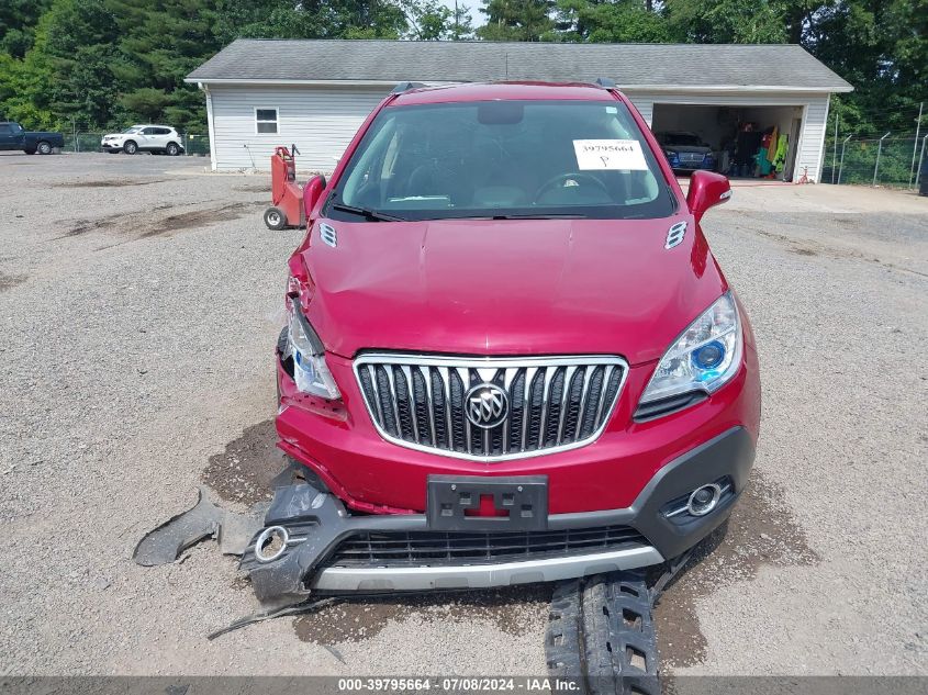 2016 Buick Encore Convenience VIN: KL4CJBSB3GB615557 Lot: 39795664