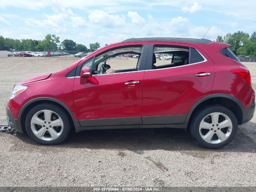 2016 Buick Encore Convenience VIN: KL4CJBSB3GB615557 Lot: 39795664