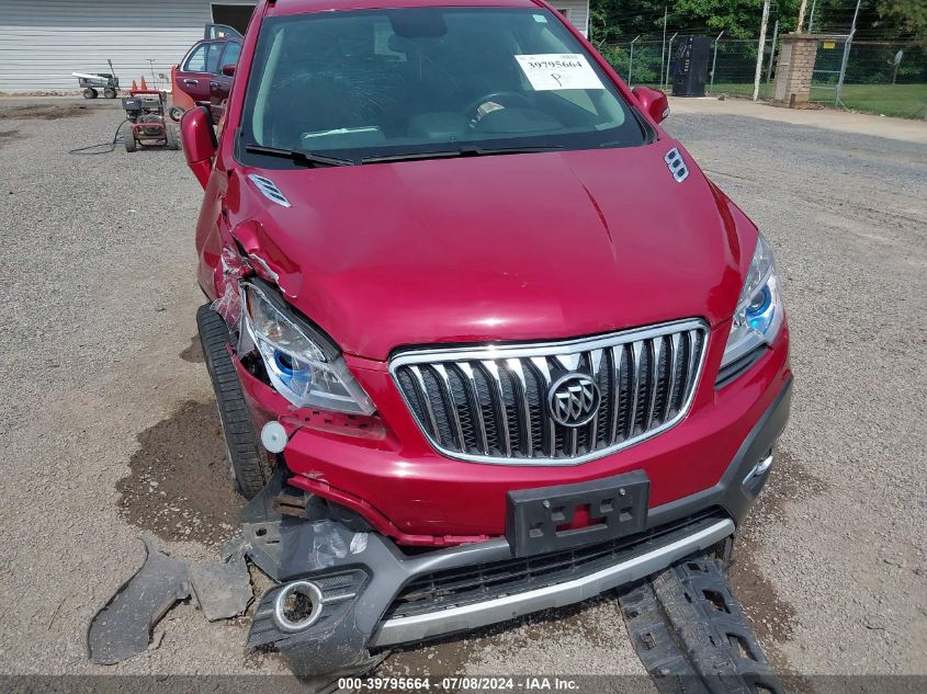 2016 Buick Encore Convenience VIN: KL4CJBSB3GB615557 Lot: 39795664