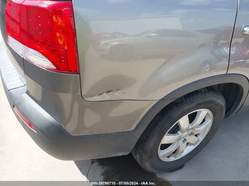 2012 Kia Sorento Lx VIN: 5XYKT3A6XCG207191 Lot: 39795710