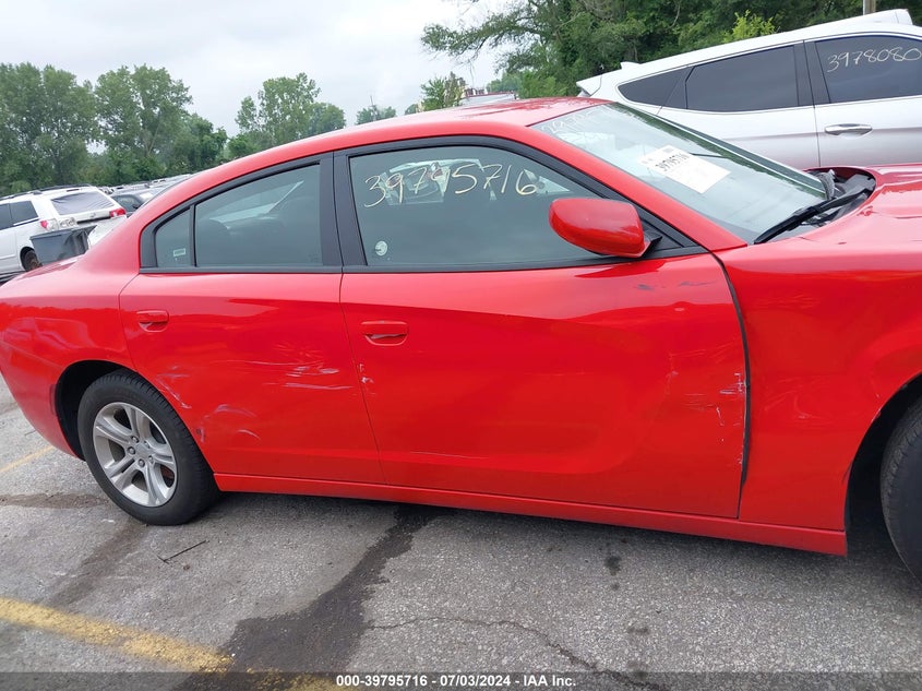2022 Dodge Charger Sxt Rwd VIN: 2C3CDXBG4NH234721 Lot: 39795716
