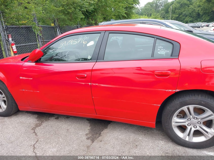 2022 Dodge Charger Sxt Rwd VIN: 2C3CDXBG4NH234721 Lot: 39795716