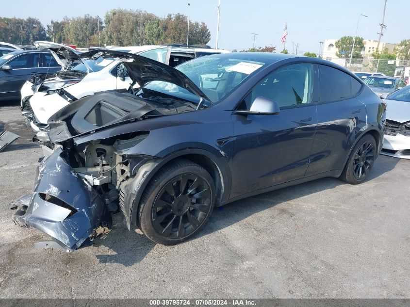 2021 TESLA MODEL Y - 5YJYGDEDXMF134443