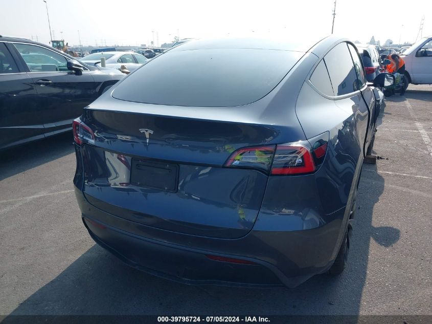 2021 Tesla Model Y Standard Range Rear-Wheel Drive VIN: 5YJYGDEDXMF134443 Lot: 39795724