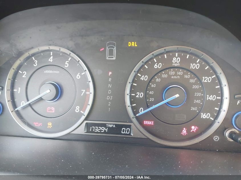 2012 Honda Crosstour Ex-L VIN: 5J6TF2H51CL001470 Lot: 39795731