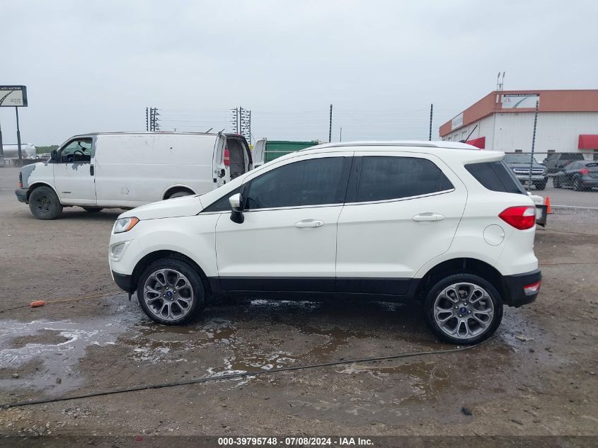 2020 Ford Ecosport Titanium VIN: MAJ6S3KL1LC346421 Lot: 39795748