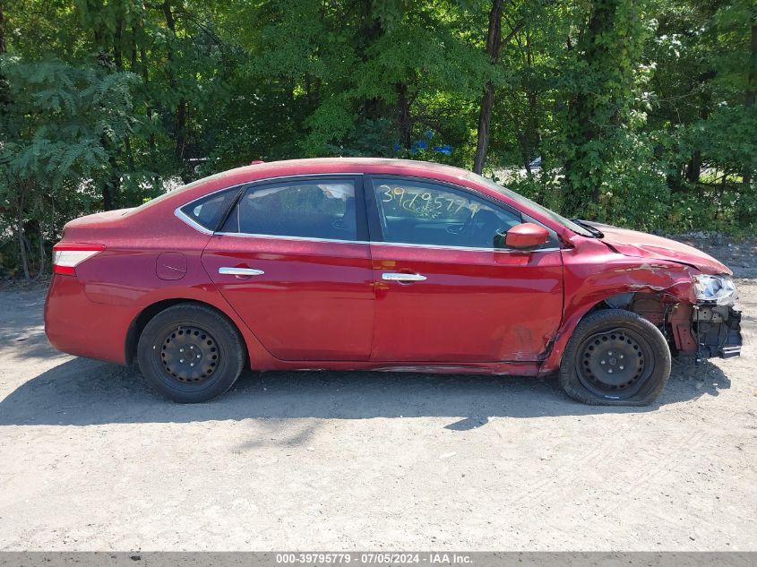 2015 Nissan Sentra Fe+ S/S/Sl/Sr/Sv VIN: 3N1AB7AP8FL665617 Lot: 39795779