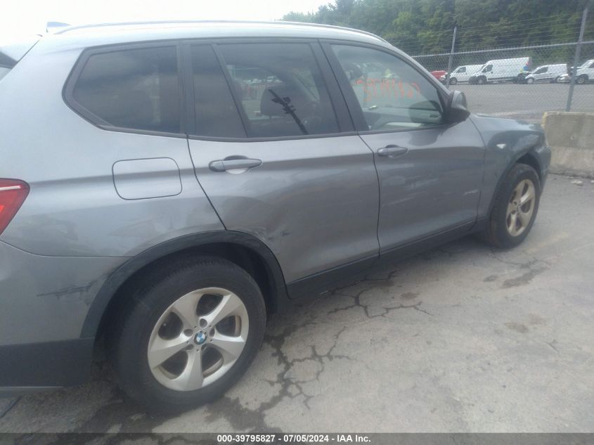 2012 BMW X3 xDrive28I VIN: 5UXWX5C53CL727046 Lot: 39795827