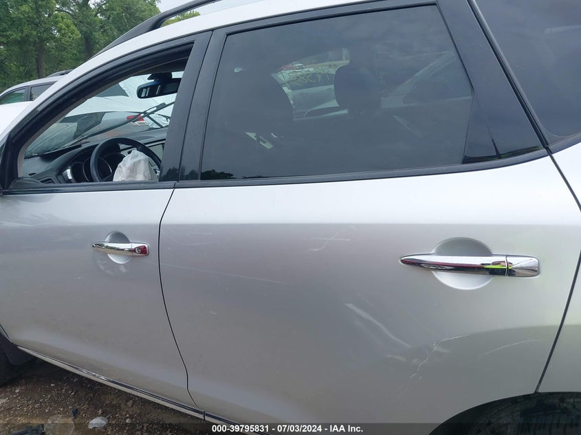 2014 Nissan Murano Sl VIN: JN8AZ1MW2EW522488 Lot: 39795831