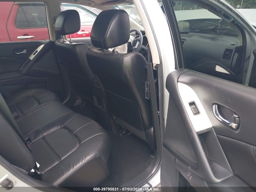 2014 Nissan Murano Sl VIN: JN8AZ1MW2EW522488 Lot: 39795831