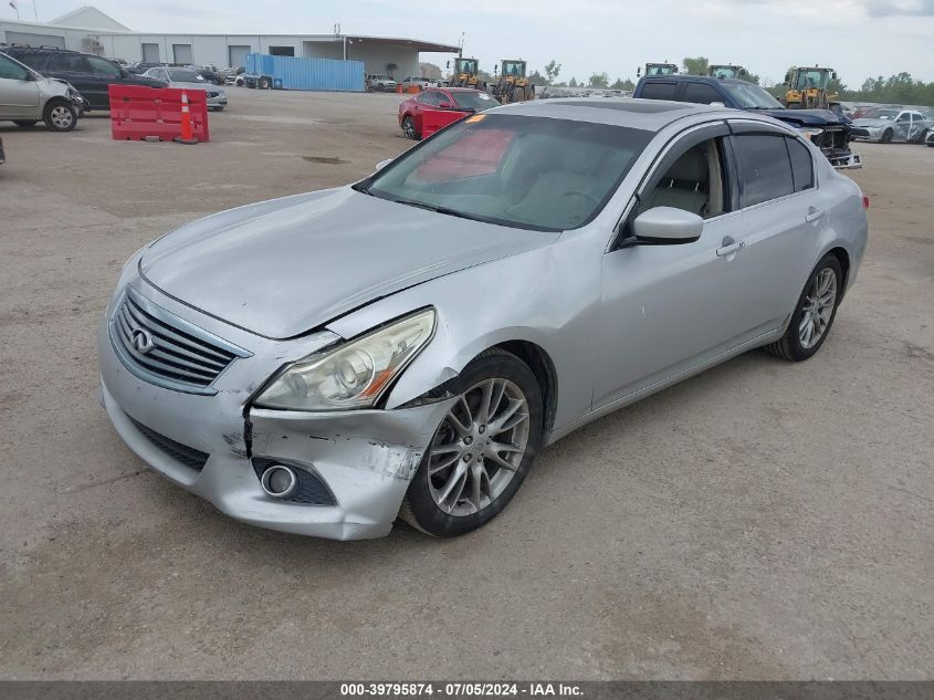 2012 Infiniti G37 Journey VIN: JN1CV6APXCM932476 Lot: 39795874