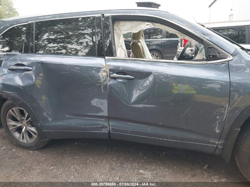 2015 Toyota Highlander Xle V6 VIN: 5TDJKRFH0FS150969 Lot: 39795880