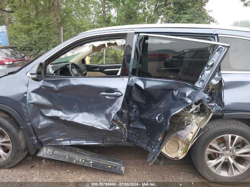 2015 Toyota Highlander Xle V6 VIN: 5TDJKRFH0FS150969 Lot: 39795880