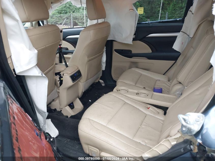 2015 Toyota Highlander Xle V6 VIN: 5TDJKRFH0FS150969 Lot: 39795880