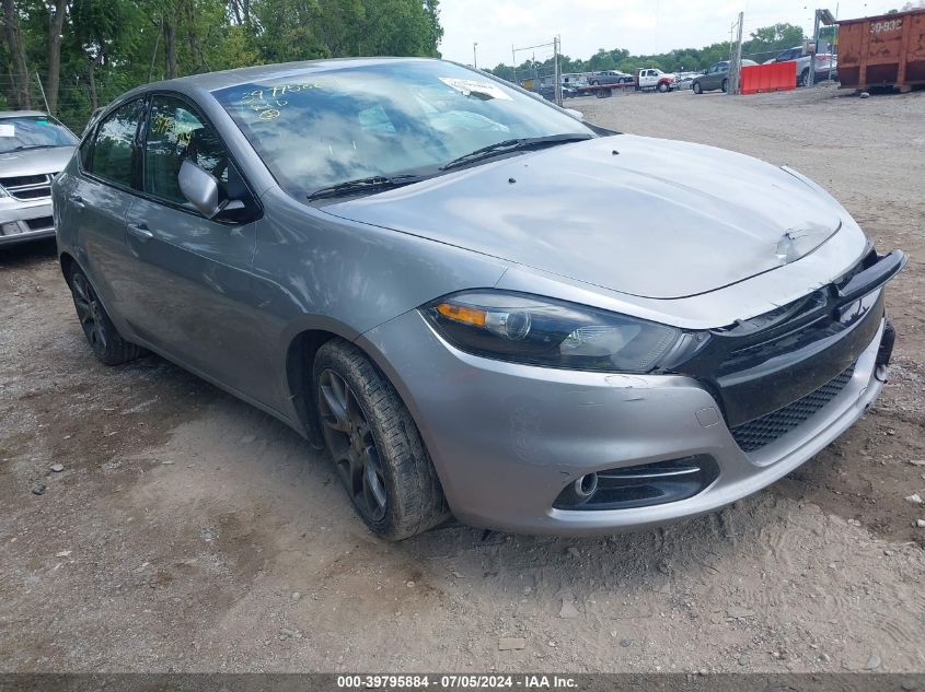 2014 Dodge Dart Sxt VIN: 1C3CDFBB8ED865919 Lot: 39795884