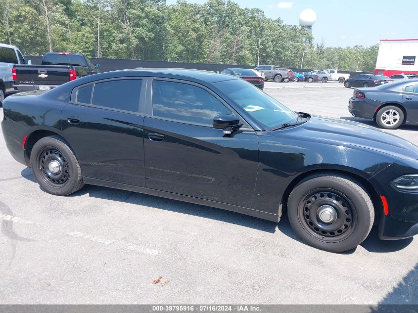 2018 Dodge Charger Police Awd VIN: 2C3CDXKT2JH216256 Lot: 39795916