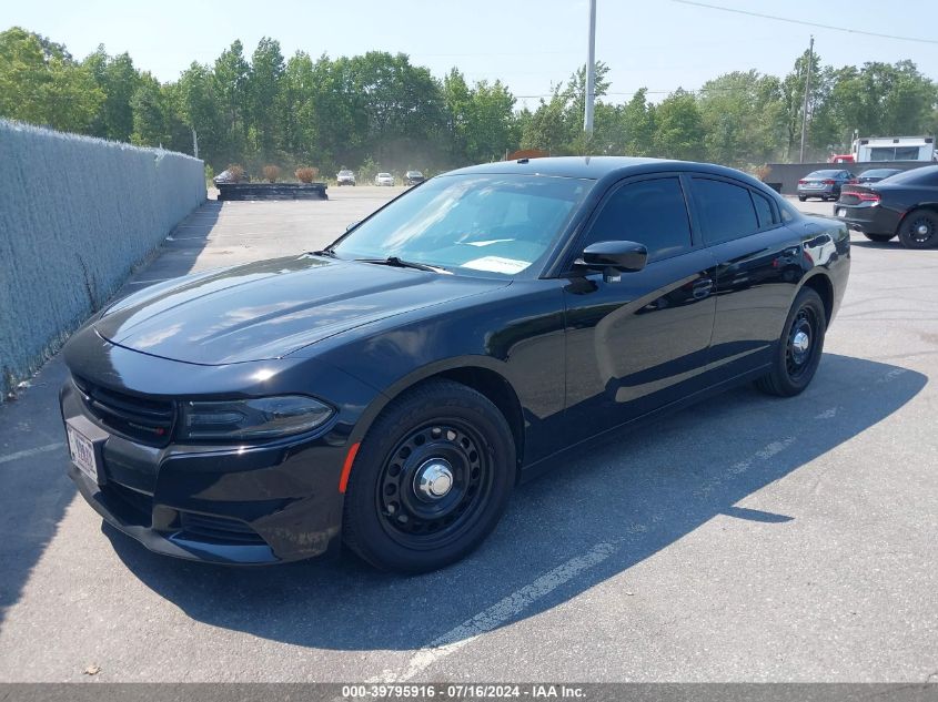 2018 Dodge Charger Police Awd VIN: 2C3CDXKT2JH216256 Lot: 39795916