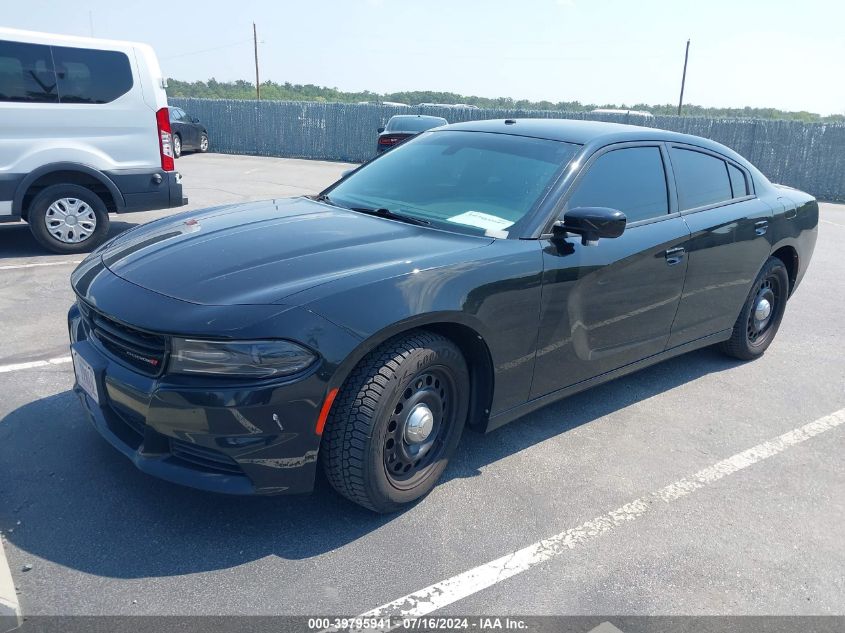 2018 Dodge Charger Police Awd VIN: 2C3CDXKT4JH216257 Lot: 39795941