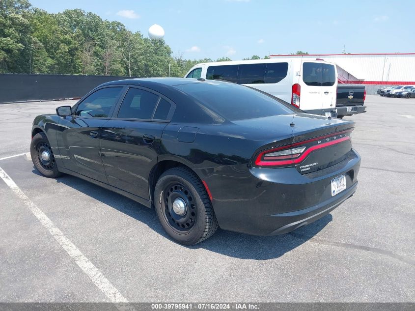 2018 Dodge Charger Police Awd VIN: 2C3CDXKT4JH216257 Lot: 39795941