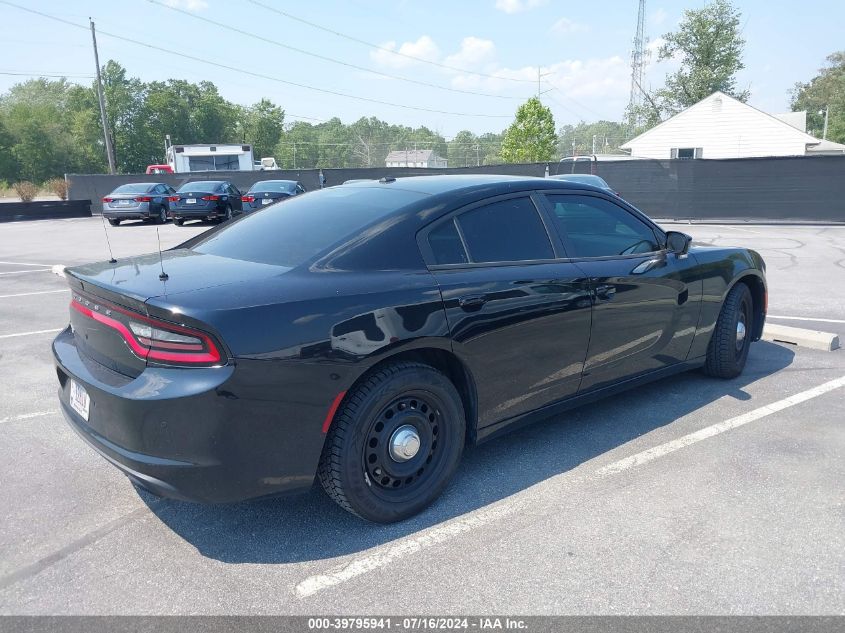 2018 Dodge Charger Police Awd VIN: 2C3CDXKT4JH216257 Lot: 39795941