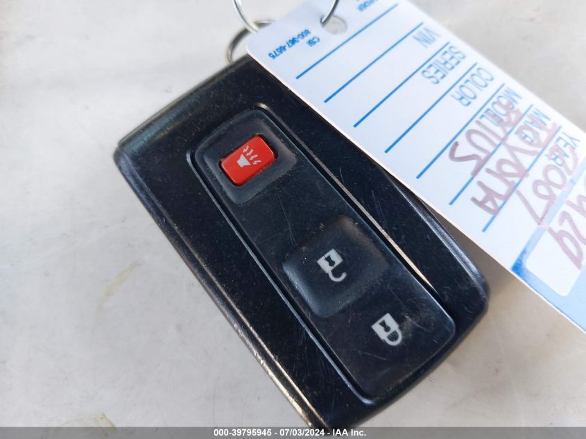 2007 Toyota Prius VIN: JTDKB20UX77666916 Lot: 39795945