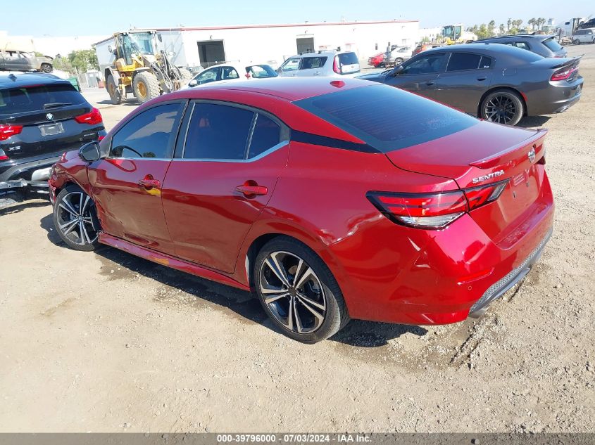 2020 Nissan Sentra Sr Xtronic Cvt VIN: 3N1AB8DV7LY258788 Lot: 39796000