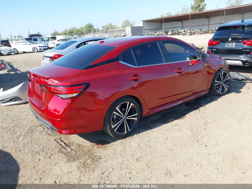 2020 Nissan Sentra Sr Xtronic Cvt VIN: 3N1AB8DV7LY258788 Lot: 39796000