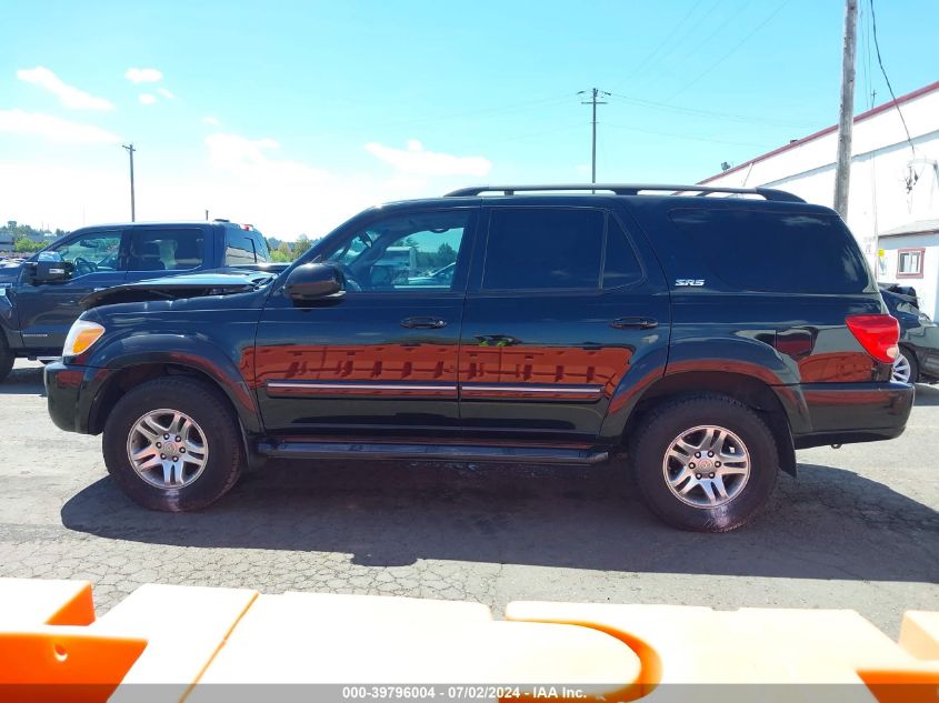 2007 Toyota Sequoia Sr5 V8 VIN: 5TDBT44A97S283161 Lot: 39796004