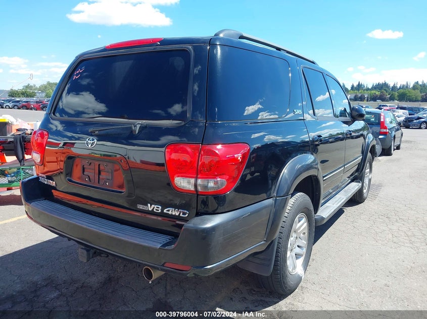 2007 Toyota Sequoia Sr5 V8 VIN: 5TDBT44A97S283161 Lot: 39796004