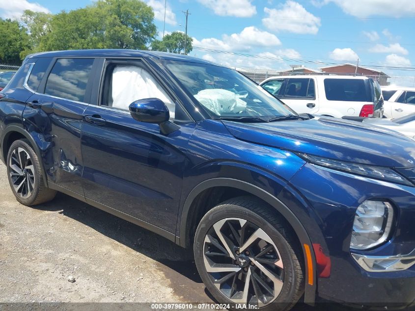 2023 Mitsubishi Outlander Se 2.5 2Wd VIN: JA4J3UA86PZ060081 Lot: 39796010