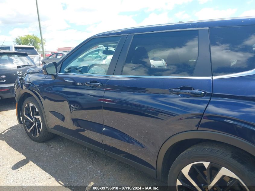 2023 Mitsubishi Outlander Se 2.5 2Wd VIN: JA4J3UA86PZ060081 Lot: 39796010