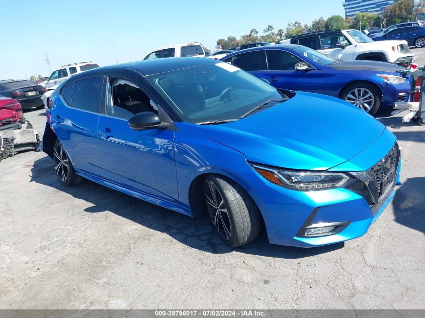 2021 Nissan Sentra Sr Xtronic Cvt VIN: 3N1AB8DV7MY205073 Lot: 39796017