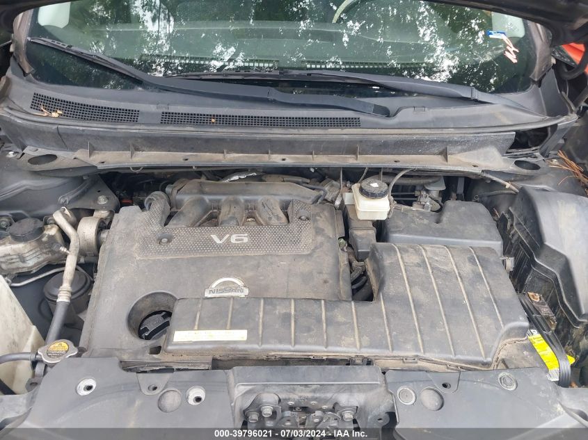 2009 Nissan Murano S VIN: JN8AZ18U49W002596 Lot: 39796021