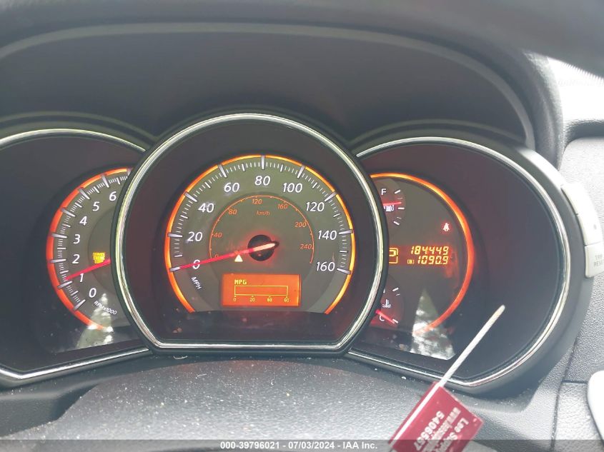 2009 Nissan Murano S VIN: JN8AZ18U49W002596 Lot: 39796021