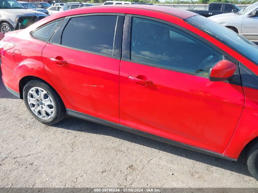2012 Ford Focus Se VIN: 1FAHP3F25CL347227 Lot: 39796034