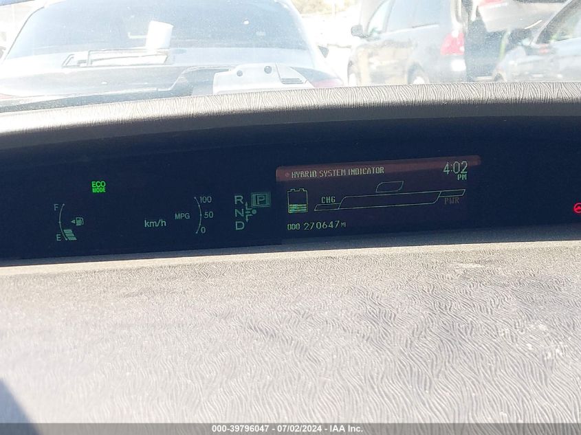 2011 Toyota Prius Three VIN: JTDKN3DU6B0317146 Lot: 39796047