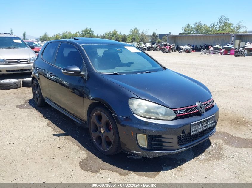 2011 Volkswagen Gti 2-Door VIN: WVWED7AJ7BW066118 Lot: 39796061