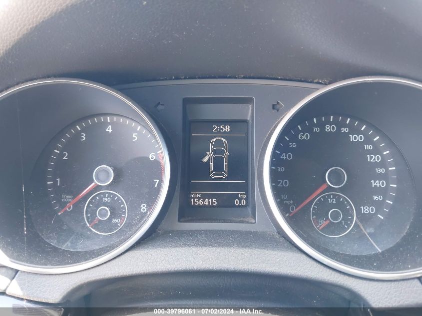 2011 Volkswagen Gti 2-Door VIN: WVWED7AJ7BW066118 Lot: 39796061