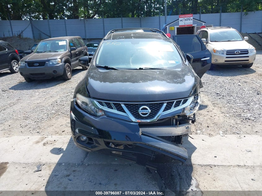 2011 Nissan Murano Sl VIN: JN8AZ1MWXBW177450 Lot: 39796087