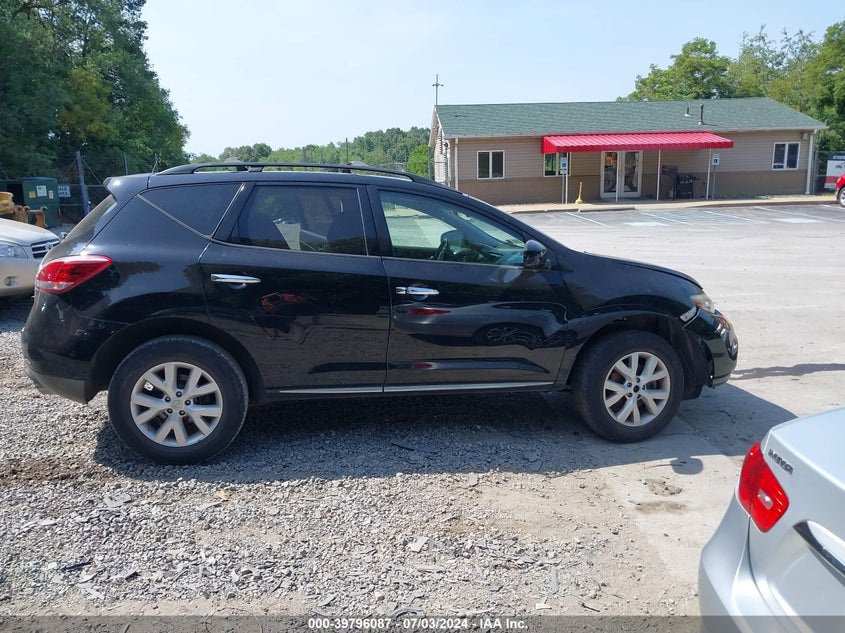 2011 Nissan Murano Sl VIN: JN8AZ1MWXBW177450 Lot: 39796087