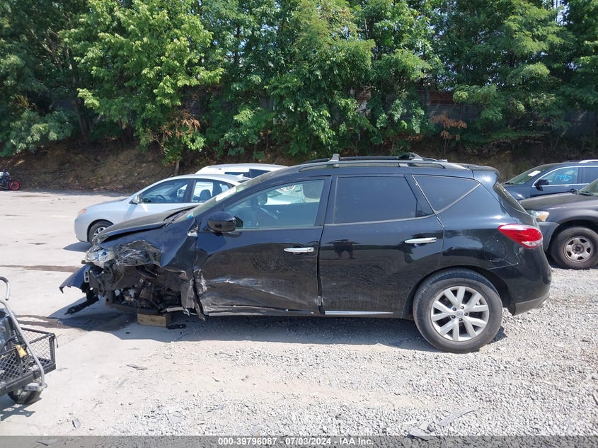 2011 Nissan Murano Sl VIN: JN8AZ1MWXBW177450 Lot: 39796087