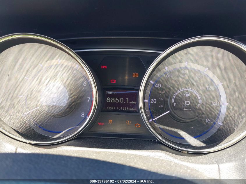 2013 Hyundai Sonata Gls VIN: 5NPEB4AC1DH591948 Lot: 39796102