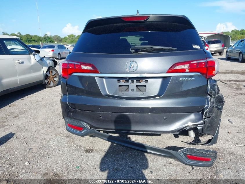 2016 Acura Rdx Advance VIN: 5J8TB3H73GL000322 Lot: 39796122