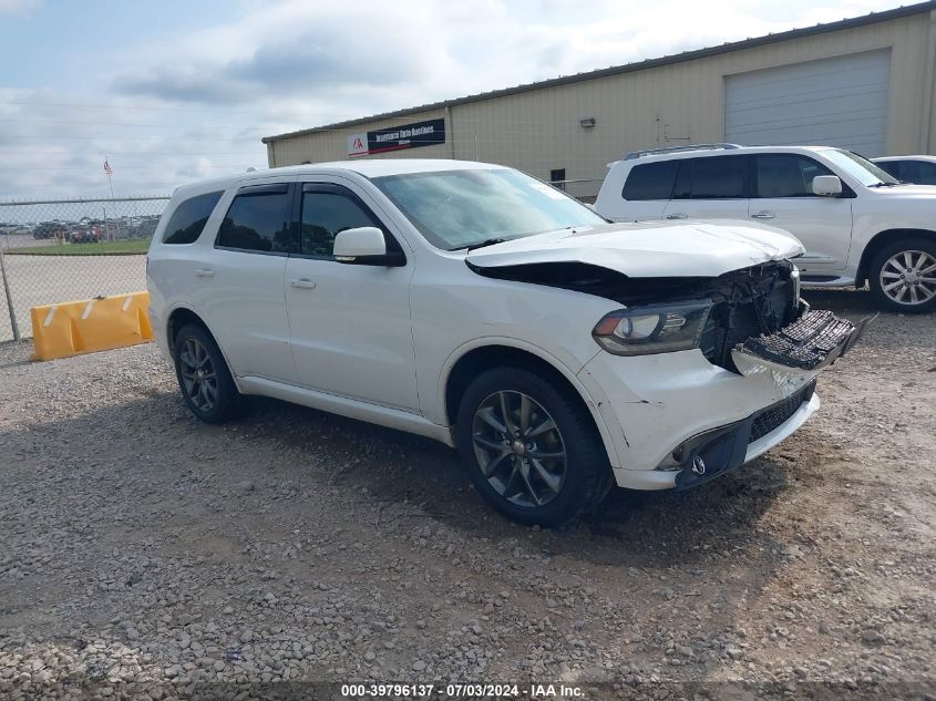 2017 Dodge Durango Gt VIN: 1C4RDJDG3HC611160 Lot: 39796137